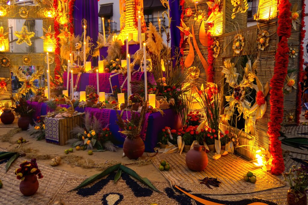 Día de los Muertos México altar